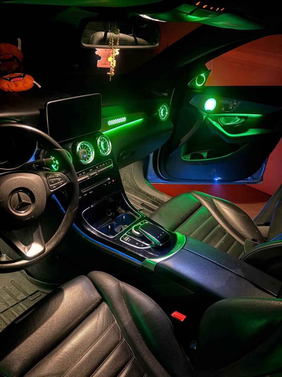 Custom LED emblem installation