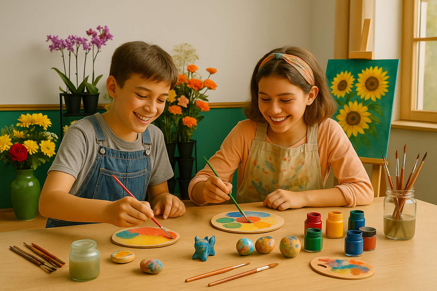 Clases de pintura personalizadas - Aprende técnicas artísticas desde cero o perfecciona tus habilidades con instructor experto