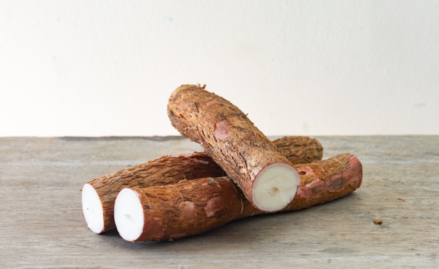 Cassava roots are starchy, tuberous crops