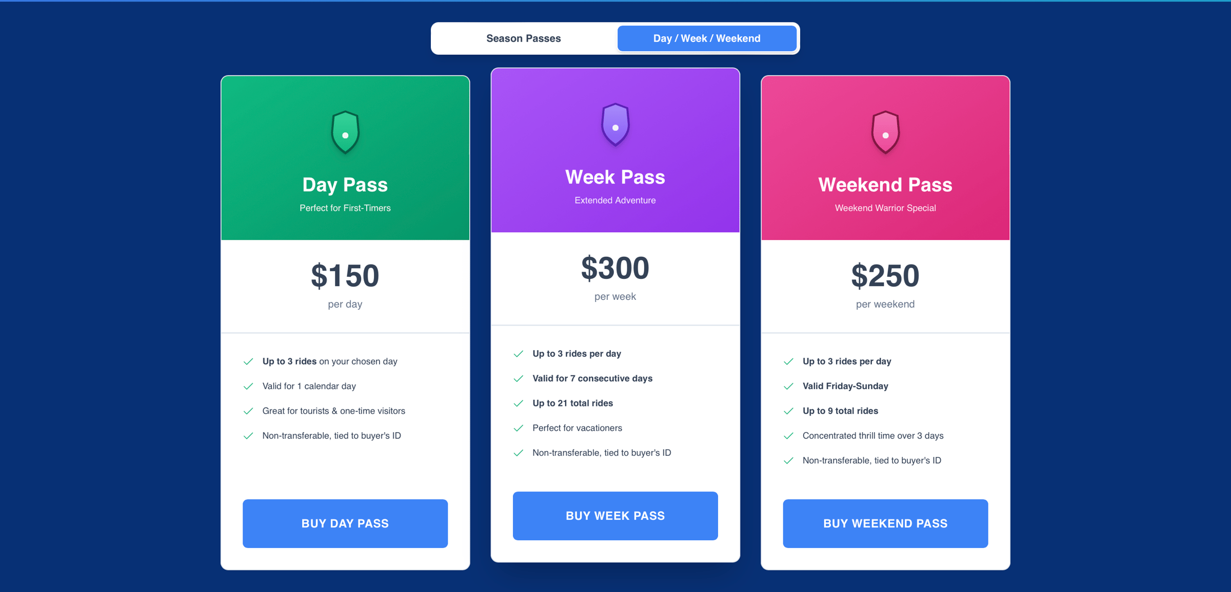 Zipline Season Pass System image