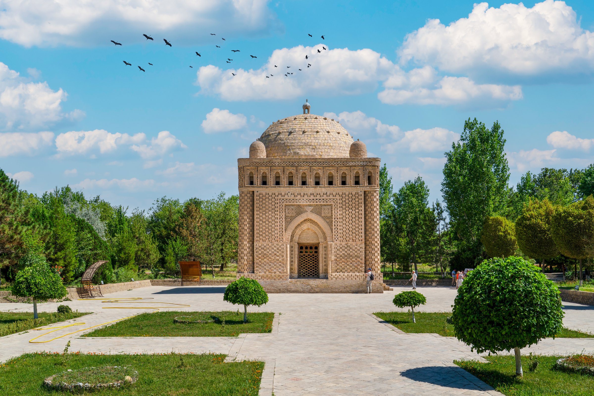 The Samanid Mausoleum in Bukhara, Uzbekistan - Islamic architecture