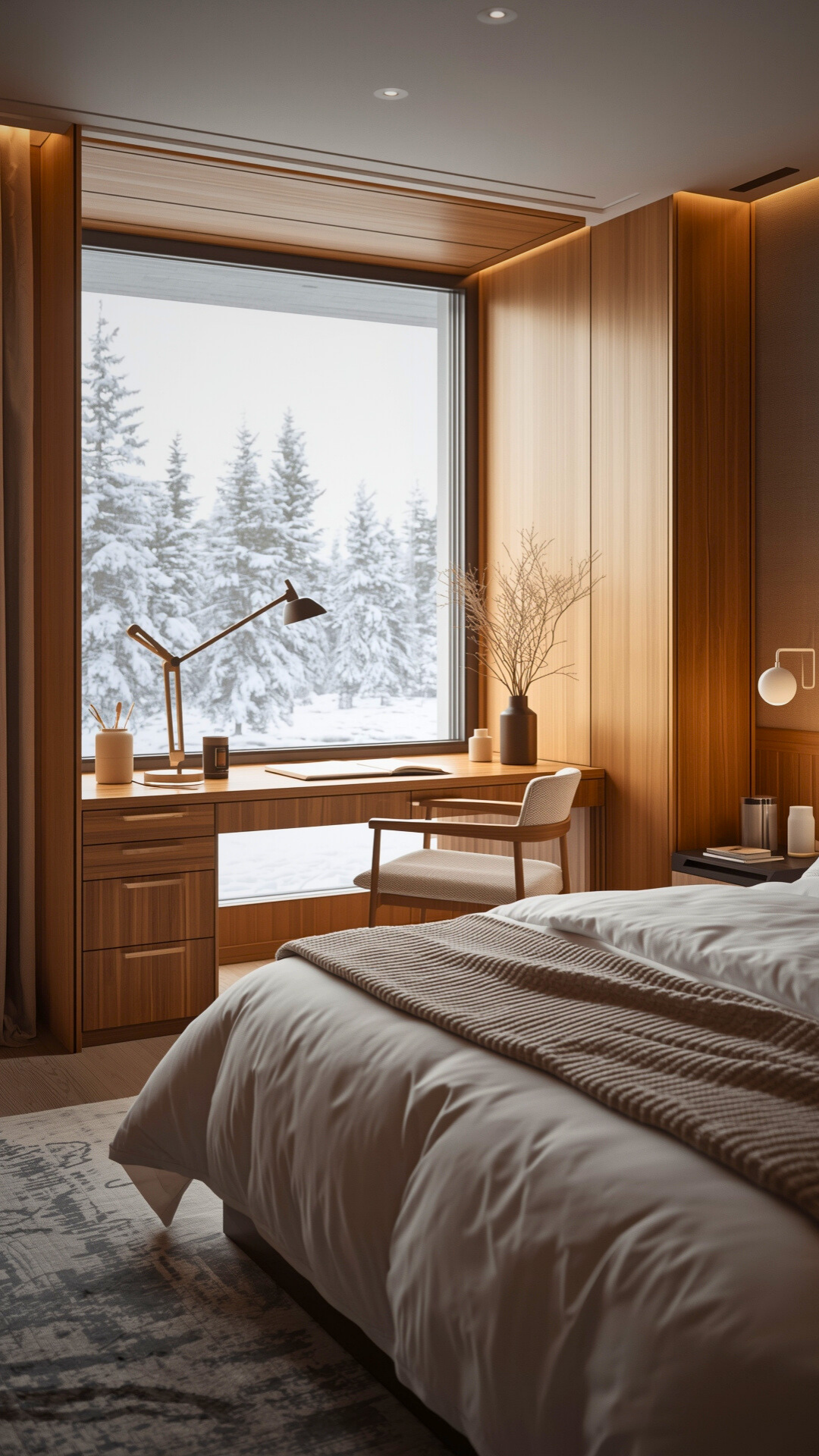 Kontor på soverommet