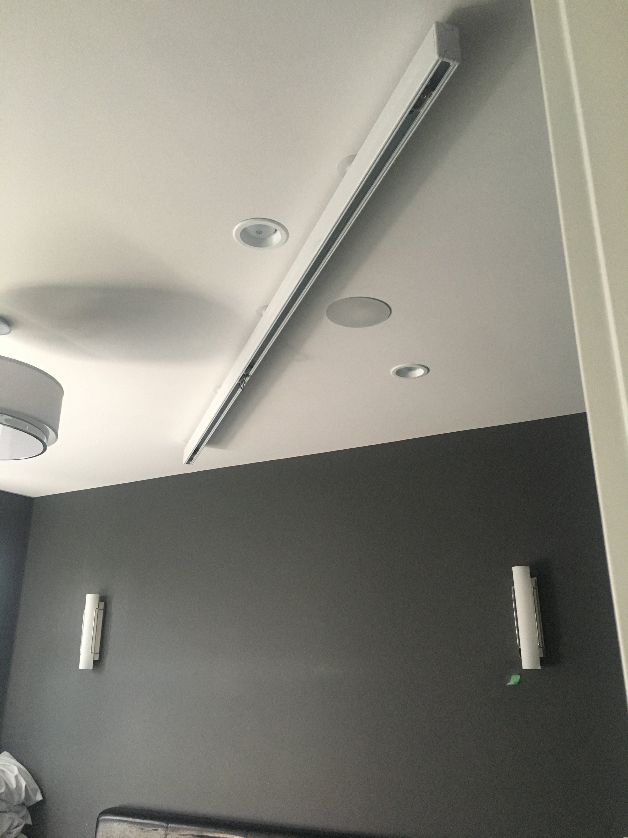 Quality ceiling track workmanship