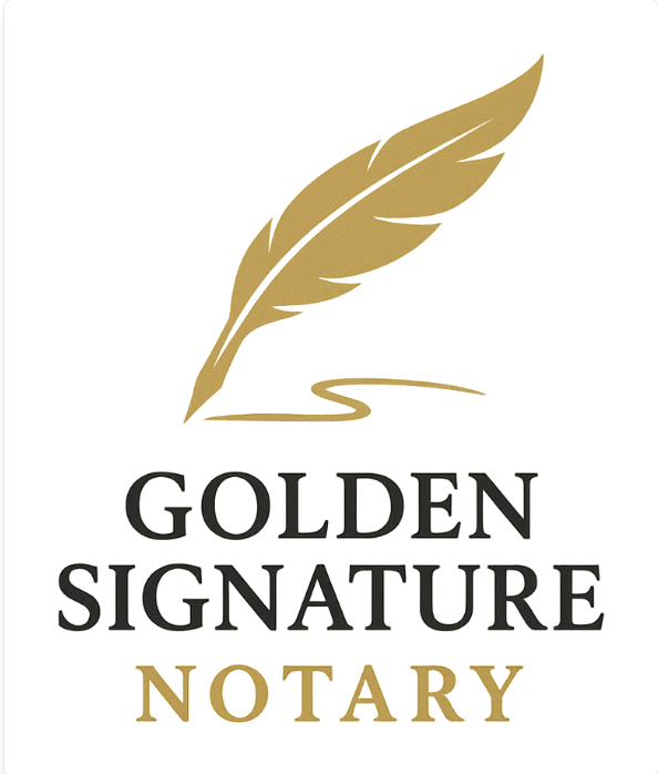 Golden Signature Notary LLC Logo