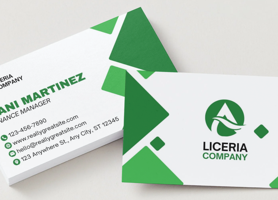 Business card example 1