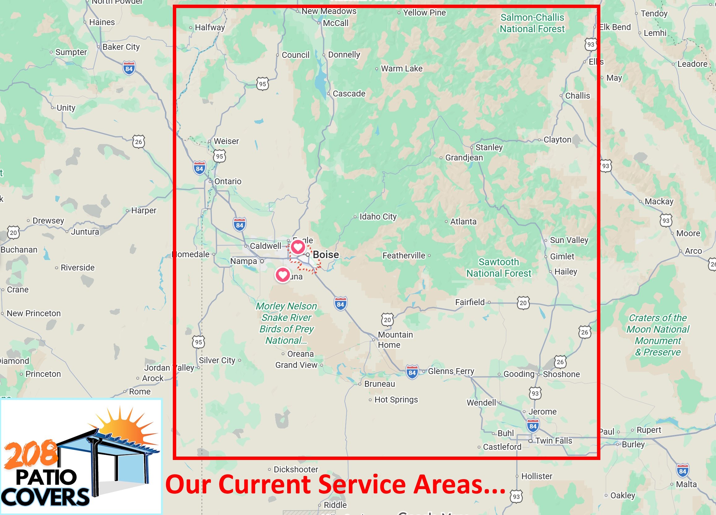 Pergola Company Boise service areas