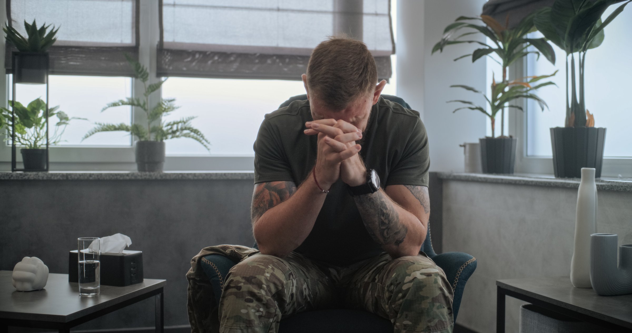 Medical professional reviewing neuropsychological report with team members