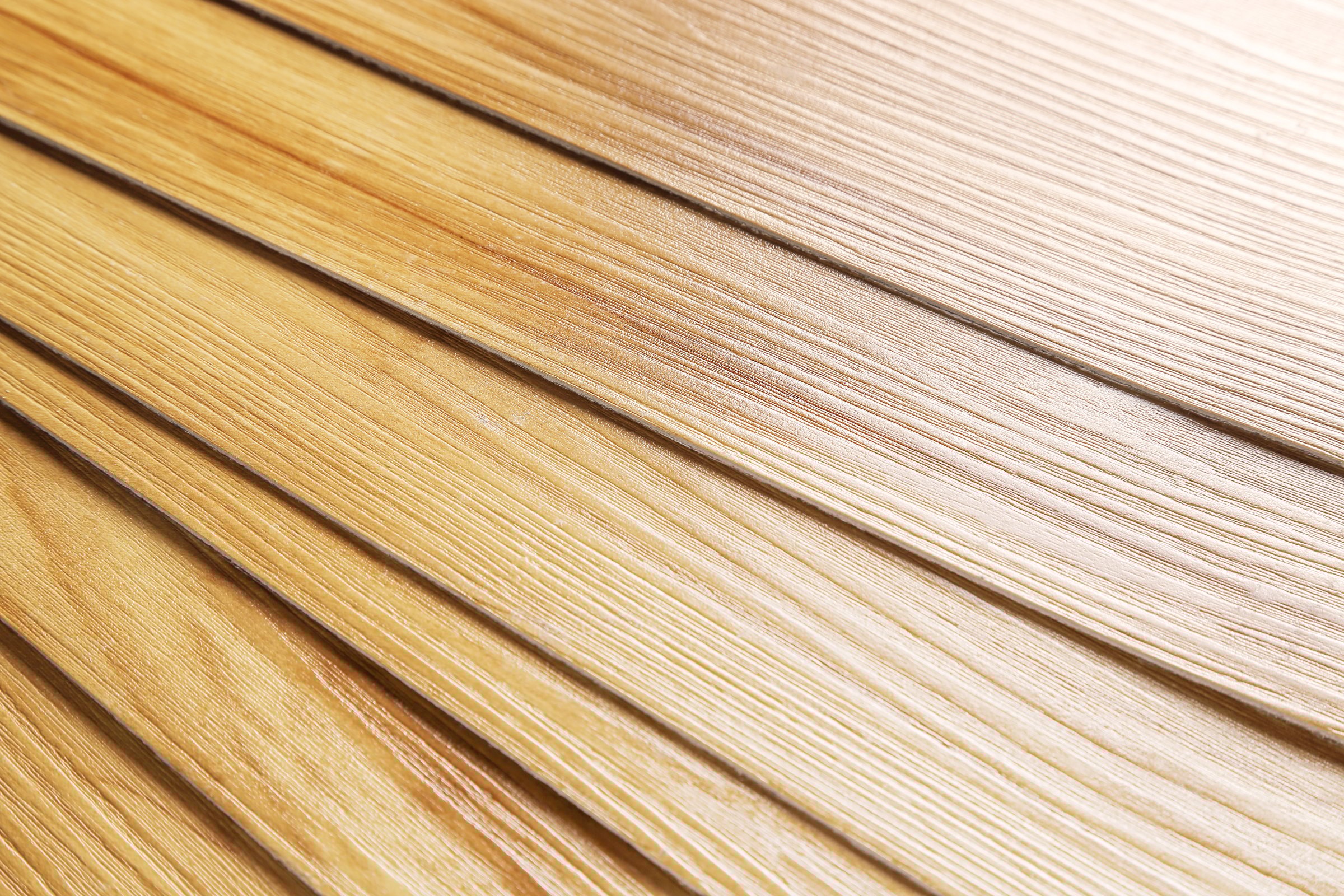 closeup of pvc floor tiles with wooden texture