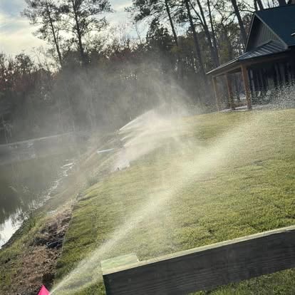 Professional irrigation project