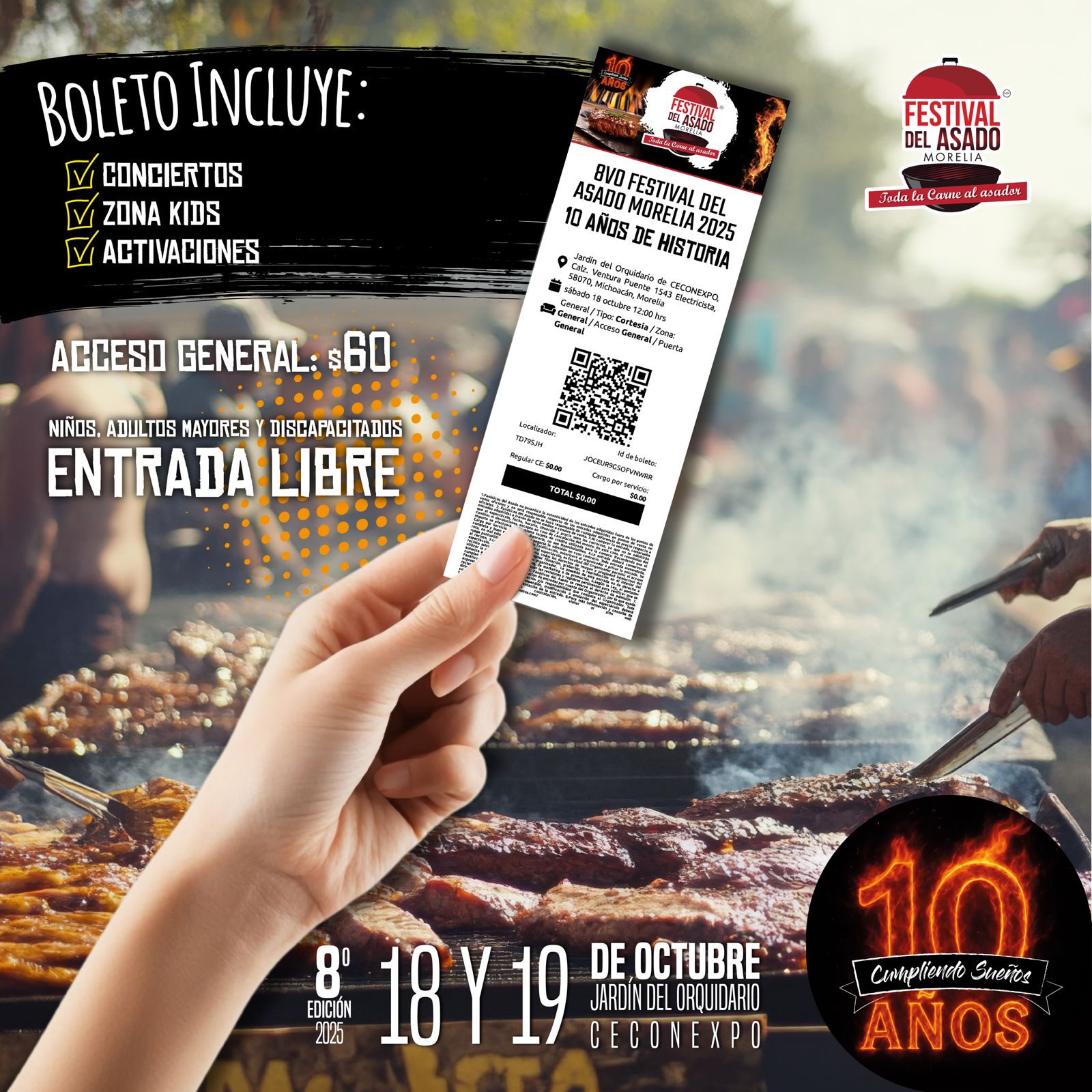 Festival del Asado - Información de Entradas