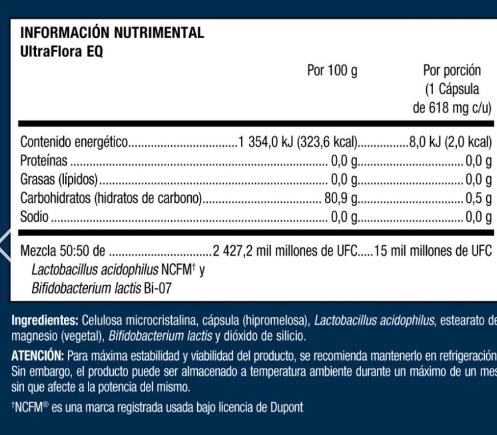 UltraFlora EQ probiótico imagen 2