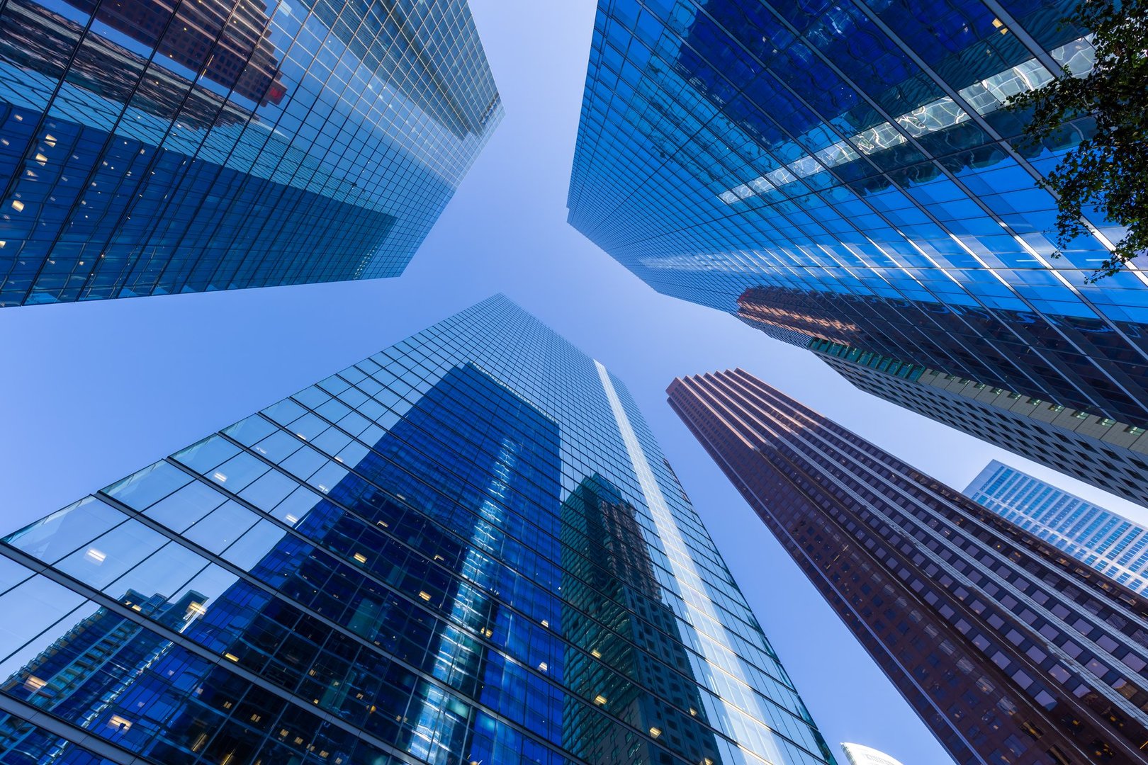 Toronto financial district skyline panorama