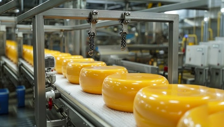 Artisan cheese selection