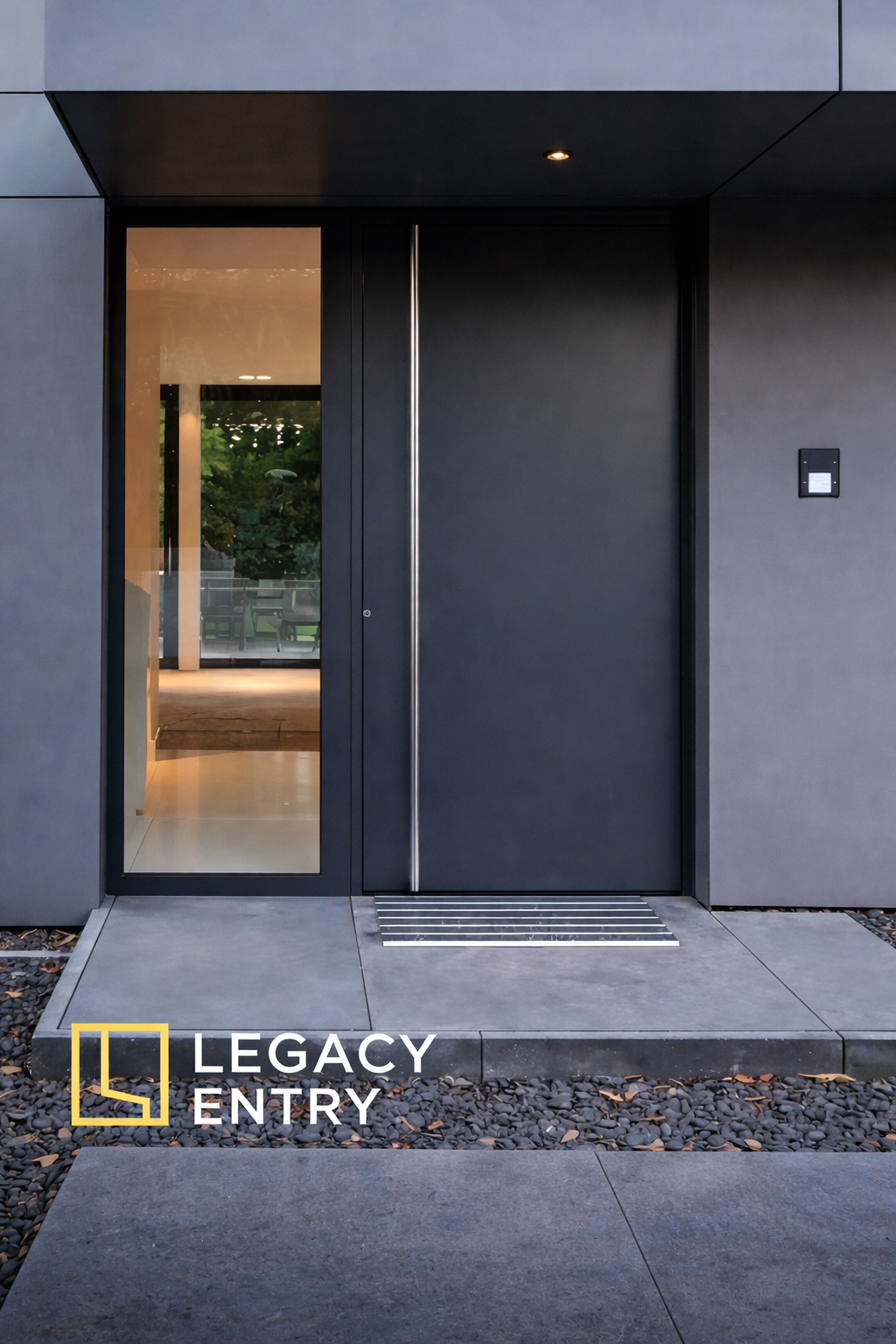 Modern entry doors