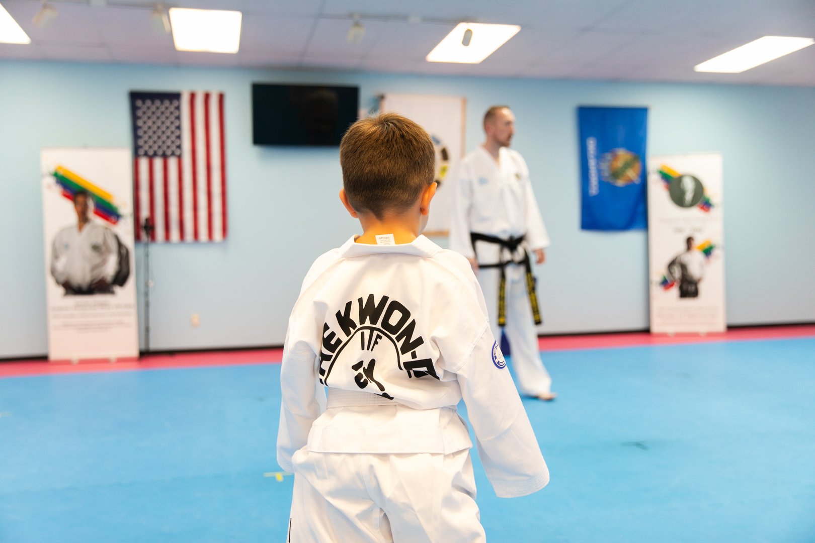 Little Bulldogs class at ITFA Taekwon-Do