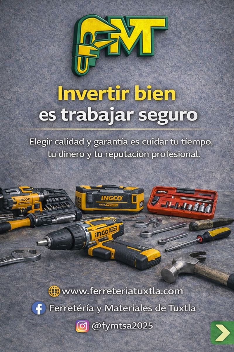 Herramientas y productos - Ferretería Tuxtla