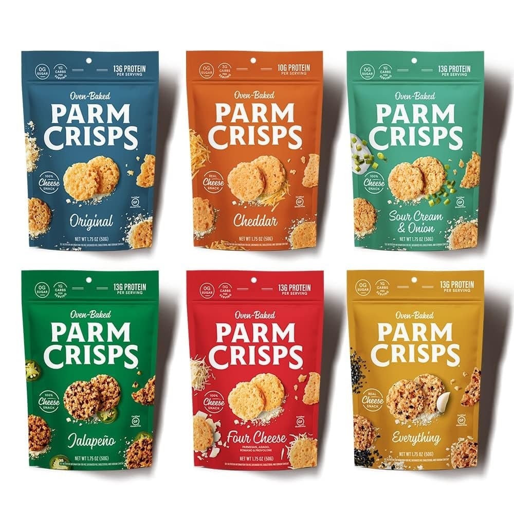 Parmcrisps Oven-Baked Parmesan Cheese Crisps