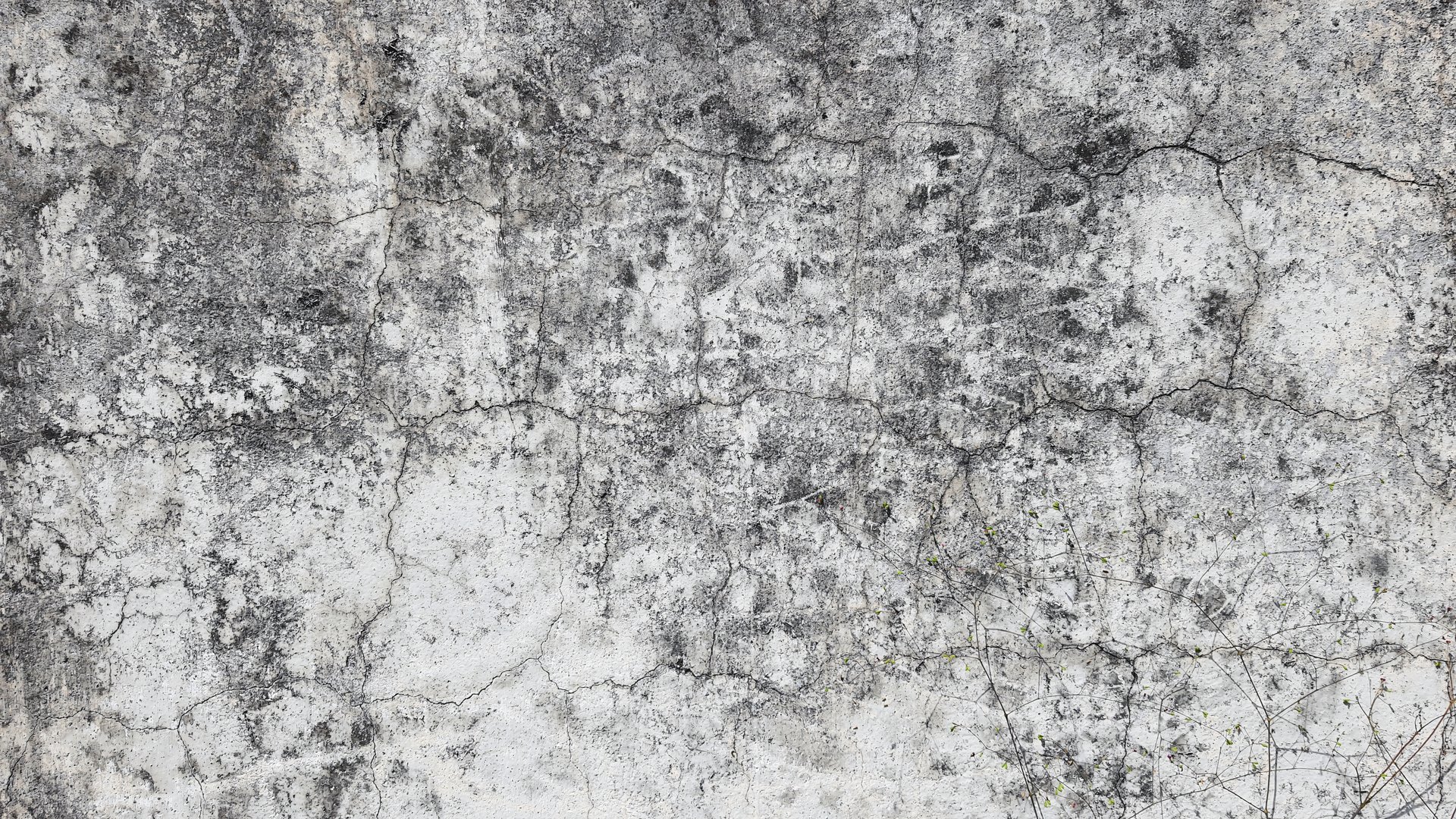 Old gray cement wall texture with black stains, Textured color on cement background. Old concrete wall with cracked flaking paint. The white painted wall surface has scratches and peeling paint.