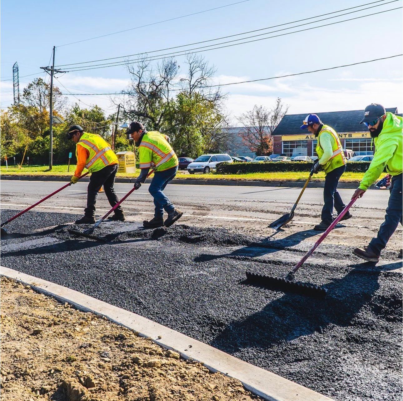 Quality asphalt work