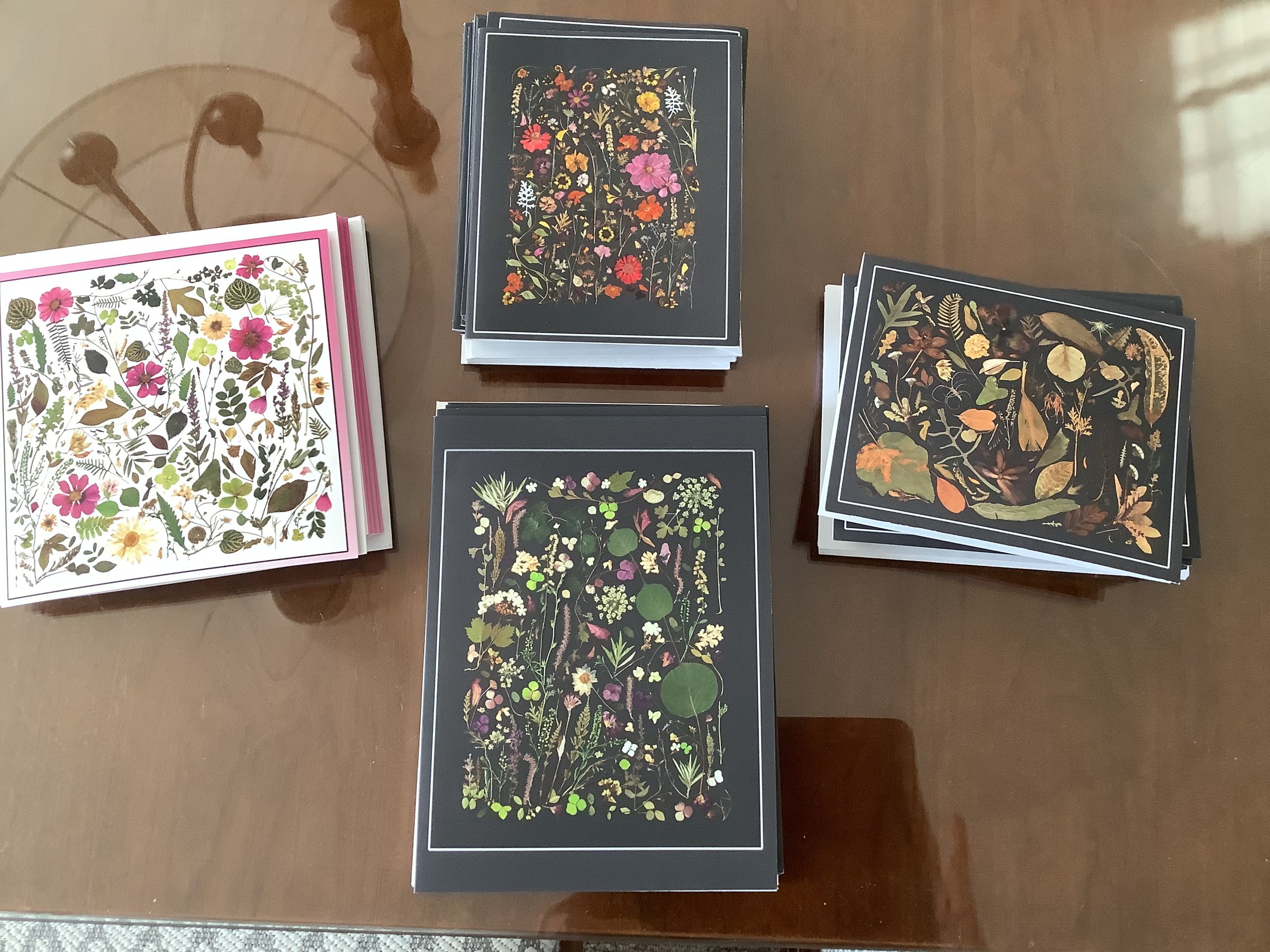 Vintage Pressed Flower Art