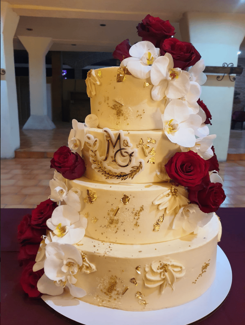 Pastel de boda elegante Pastelería Cinco20