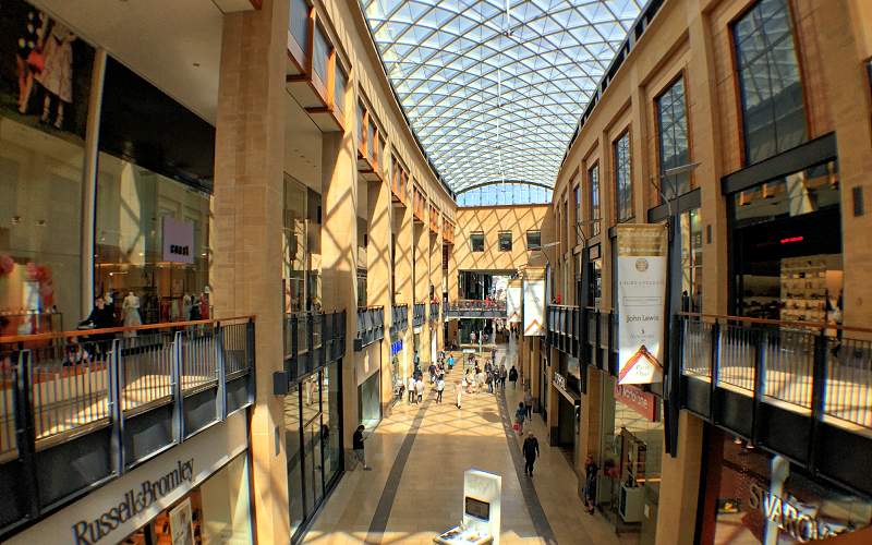 Grand Arcade Cambridge with premium glazing installation