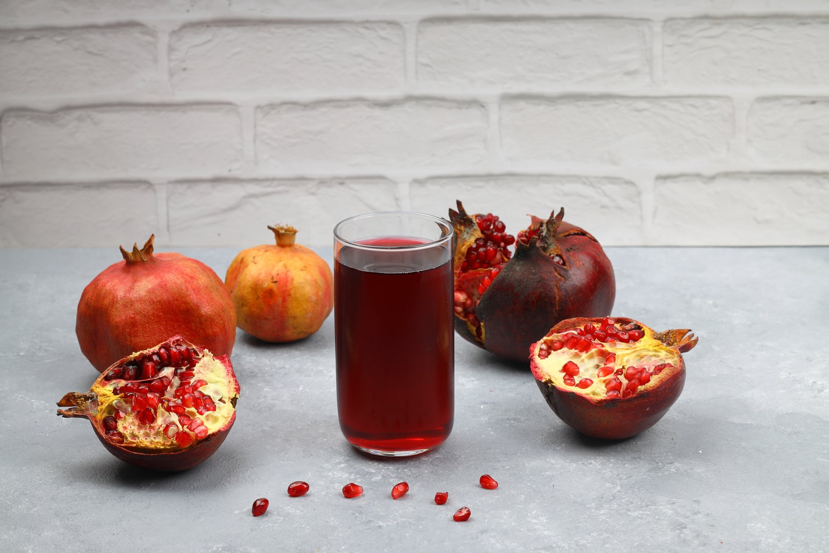 Freshly squeezed pomegranate juice