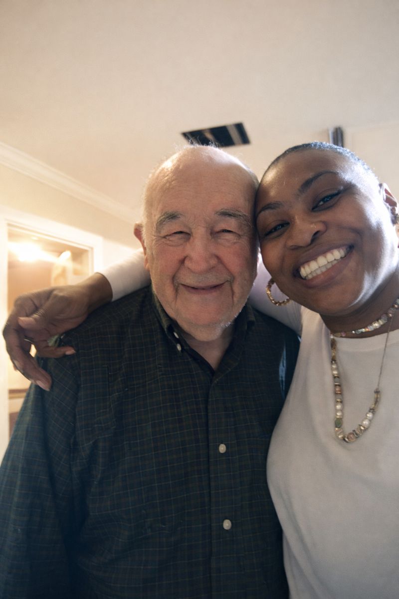 Safe Harbor client receiving compassionate care