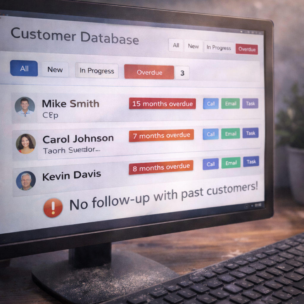 Follow up with customers