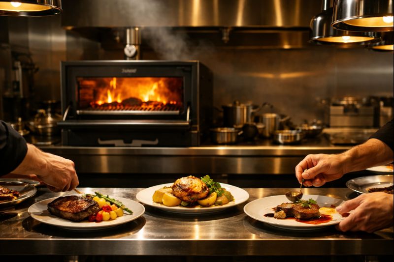 Horno de Brasa Profesional Malevo M100 para Cadenas de Alta Gama