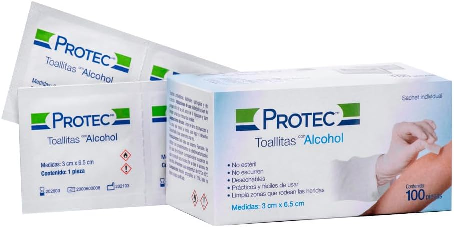Toallas alcoholadas