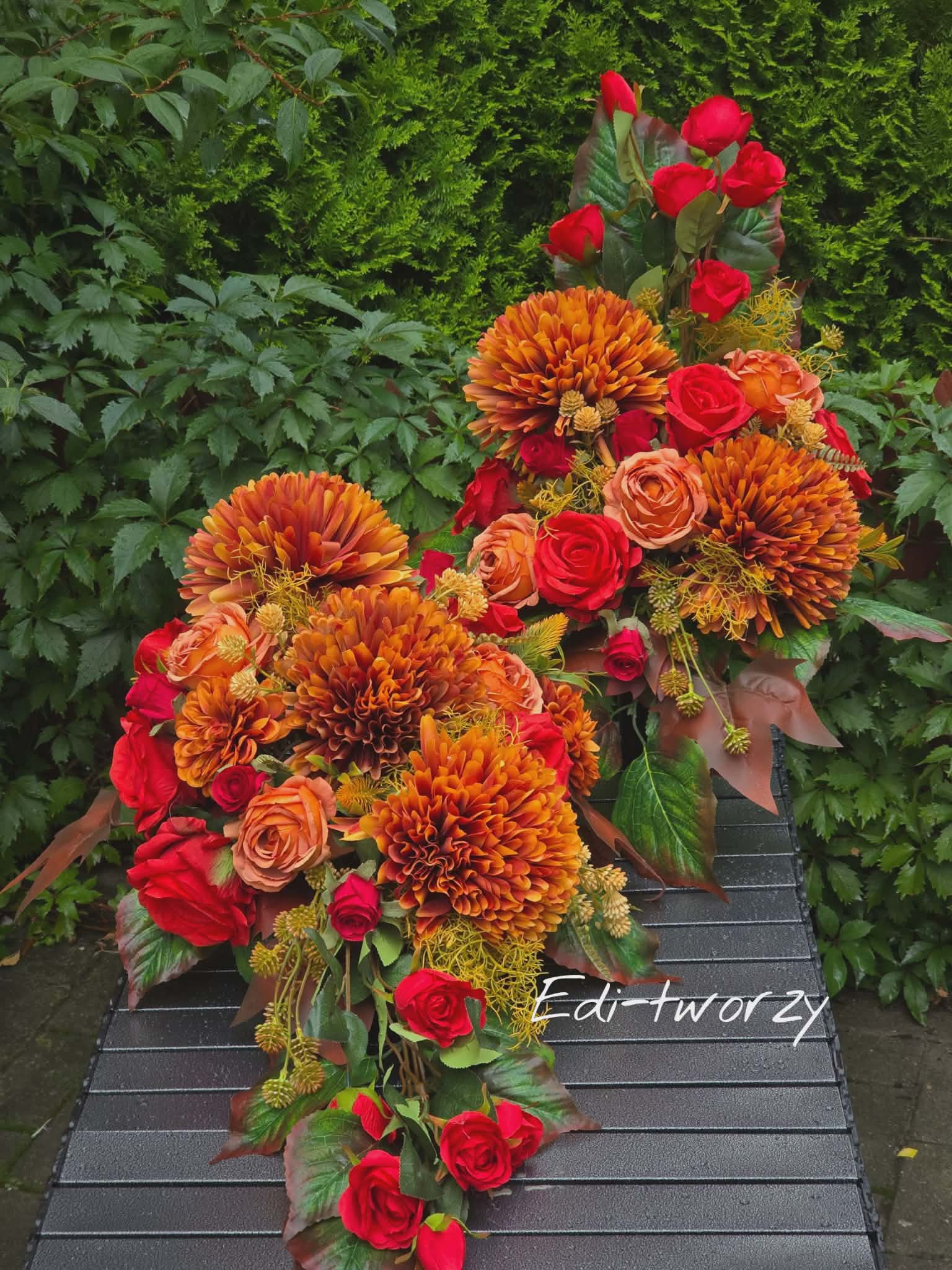 Wszystkich Świętych - kompozycje nagrobne