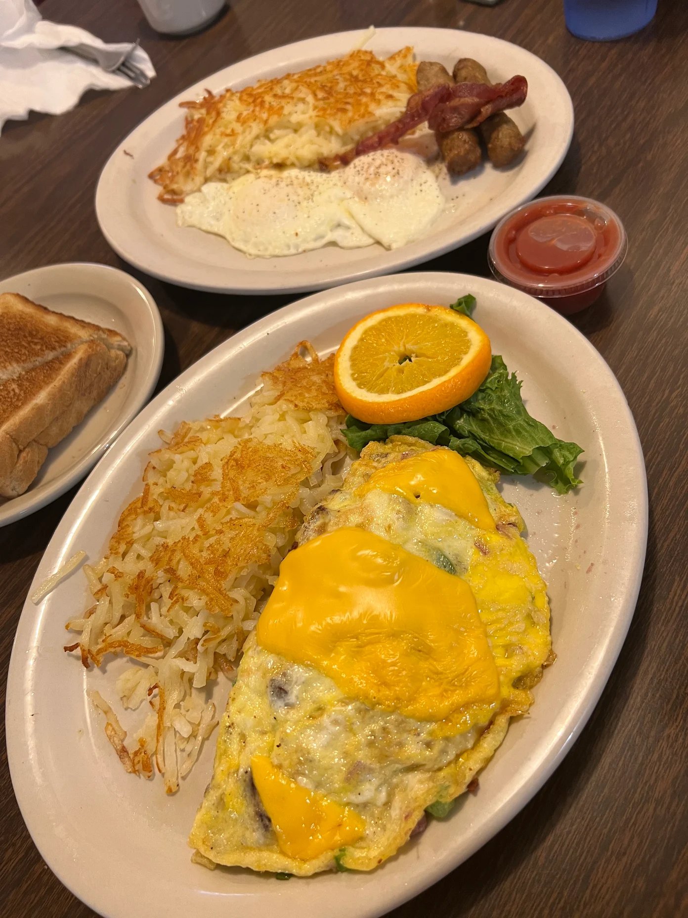 Scrambled Eggs and Hashbrowns