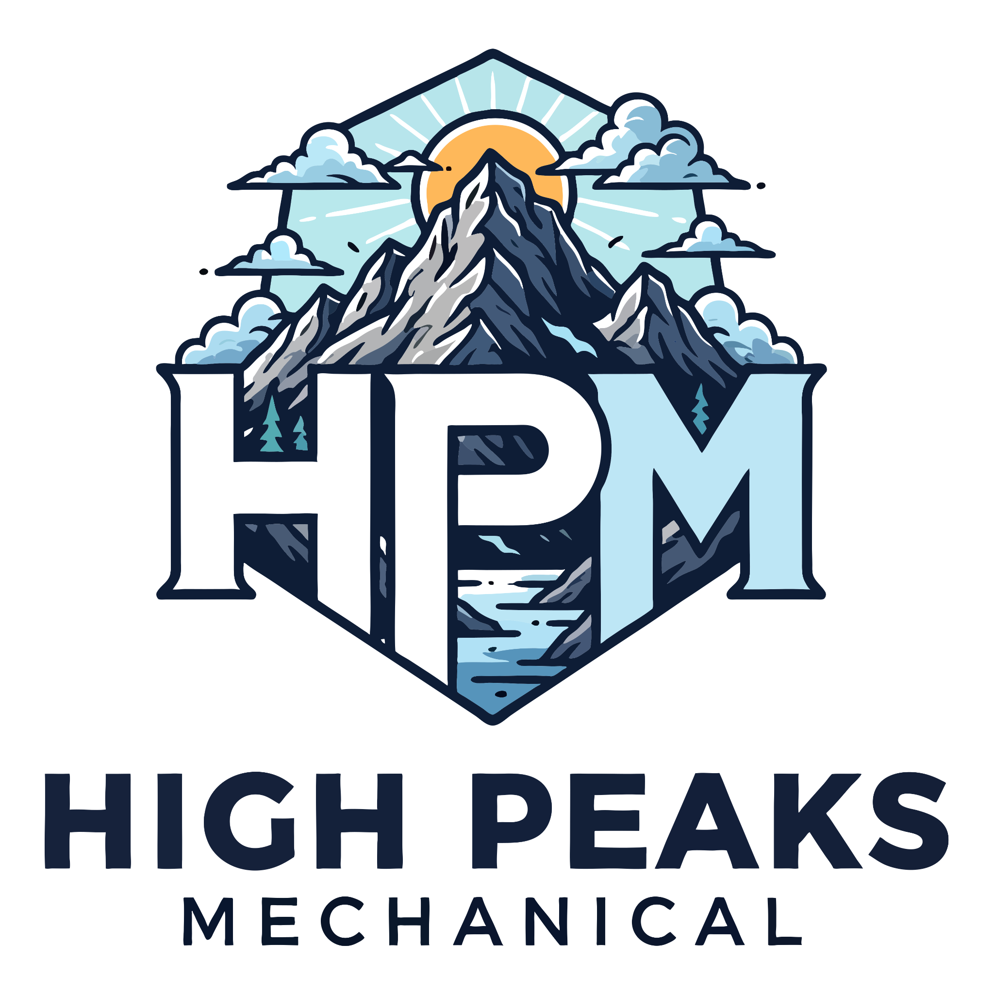 High Peaks Mechanical Logo