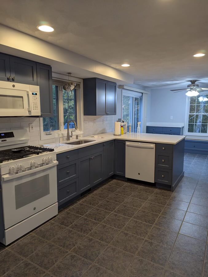 Kitchen remodeling in Toledo area – full kitchen transformation with new layout