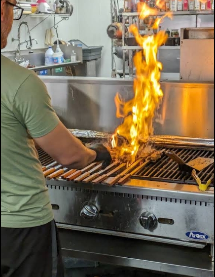 Traditional Lebanese food preparation