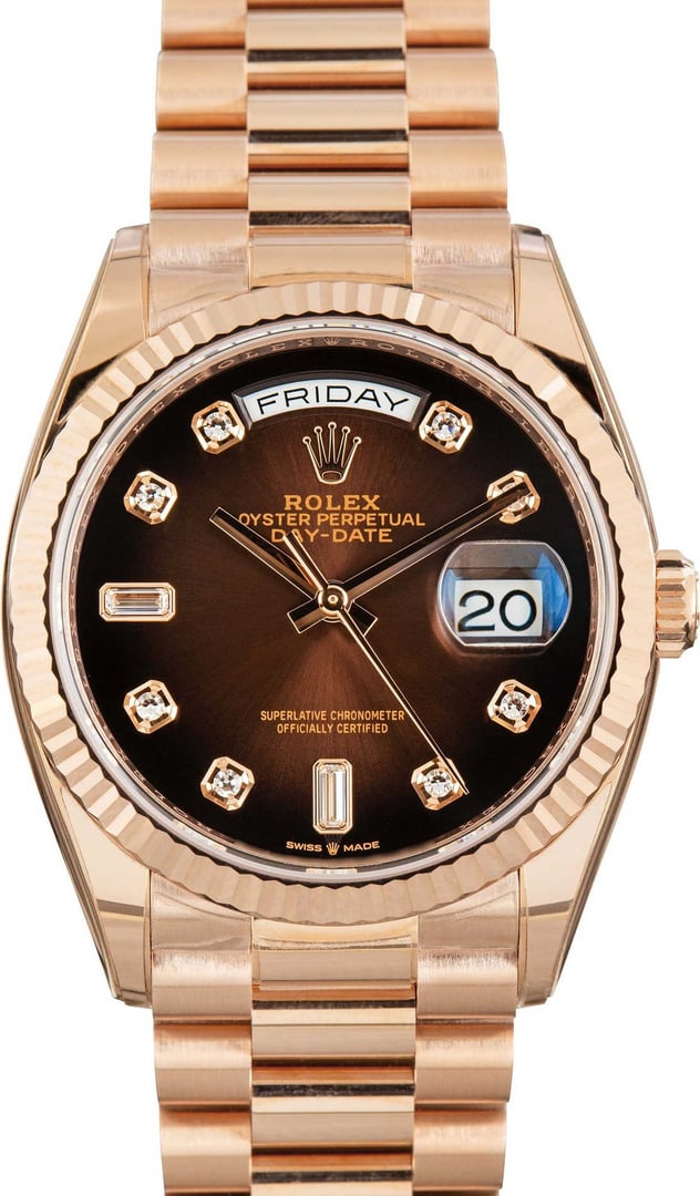 Rolex Day-Date 36 Brown Ombre Dial