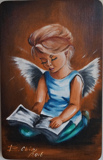 Aniołek z książką