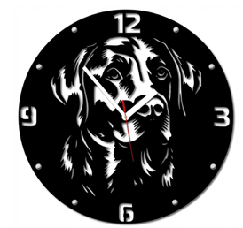 Zegar labrador retriever pies