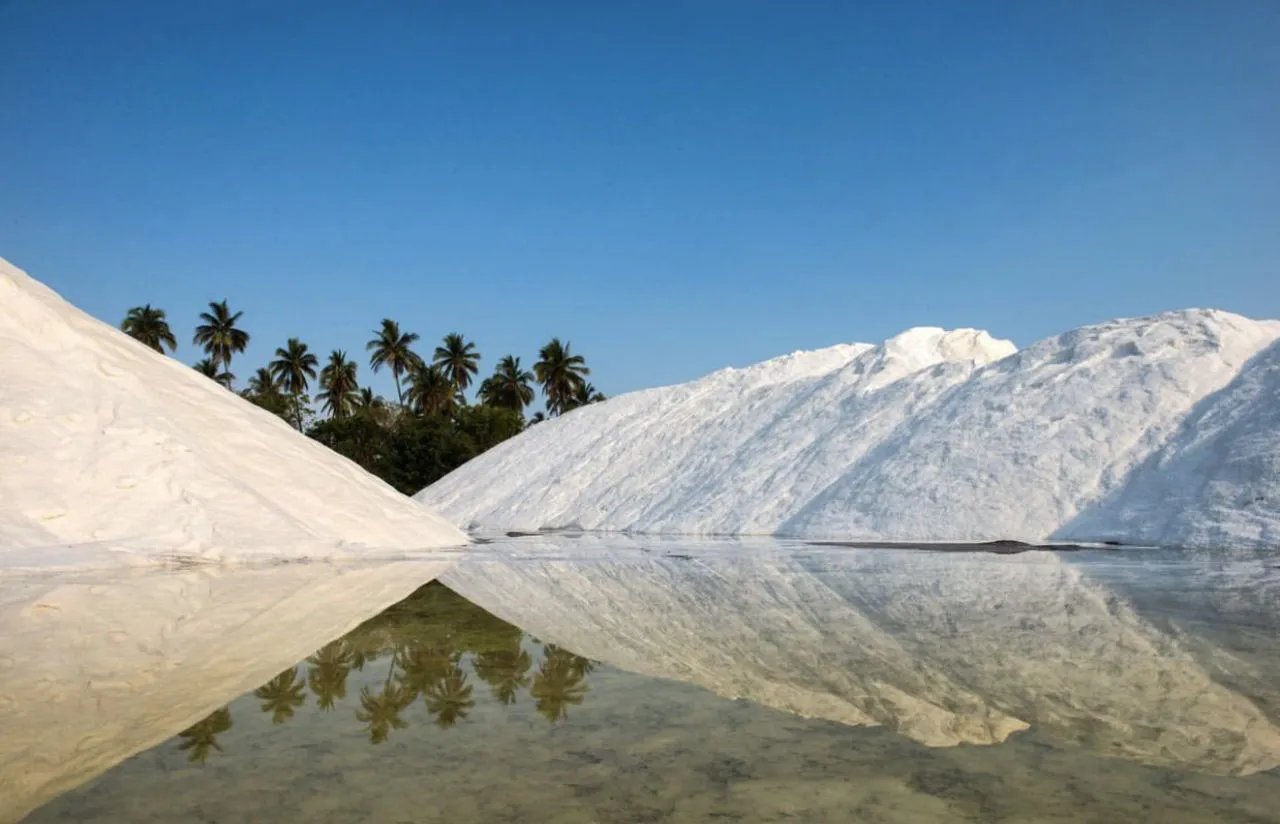 Salineras de Cuyutlán, Colima - proceso tradicional de evaporación solar