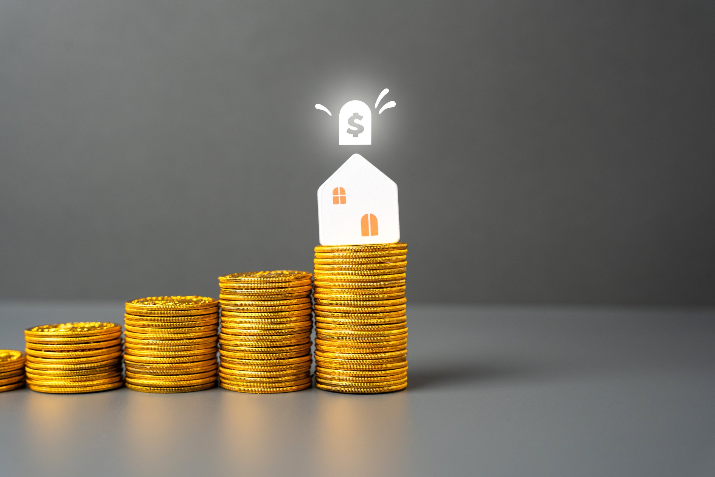Save to buy a house. Affordable housing. Buying a nice house. Mortgage and loan. Housing prices. Savings on bills.