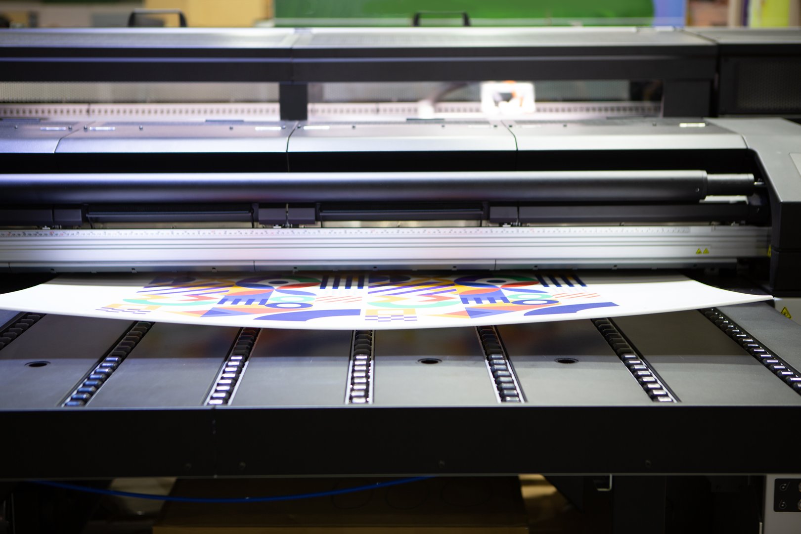 Large format latex printer or plotter. Printing industry.