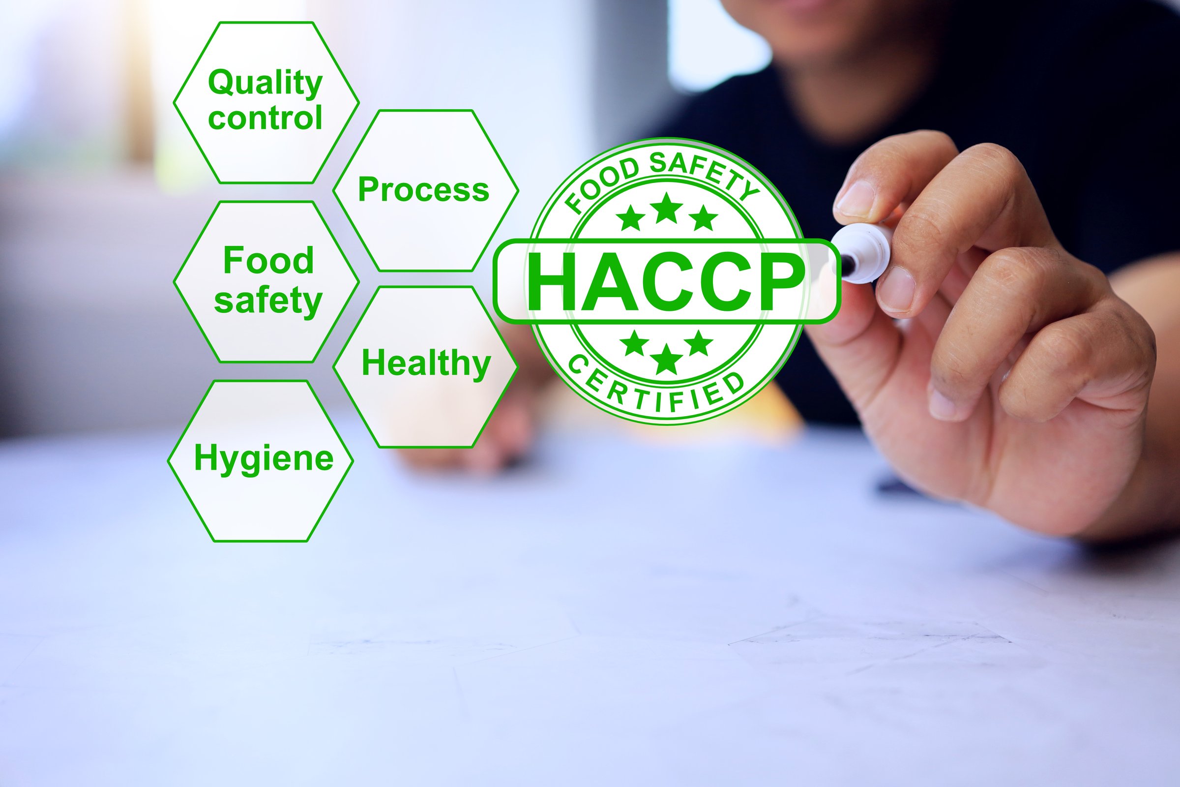 Certificación HACCP para seguridad alimentaria en guantes