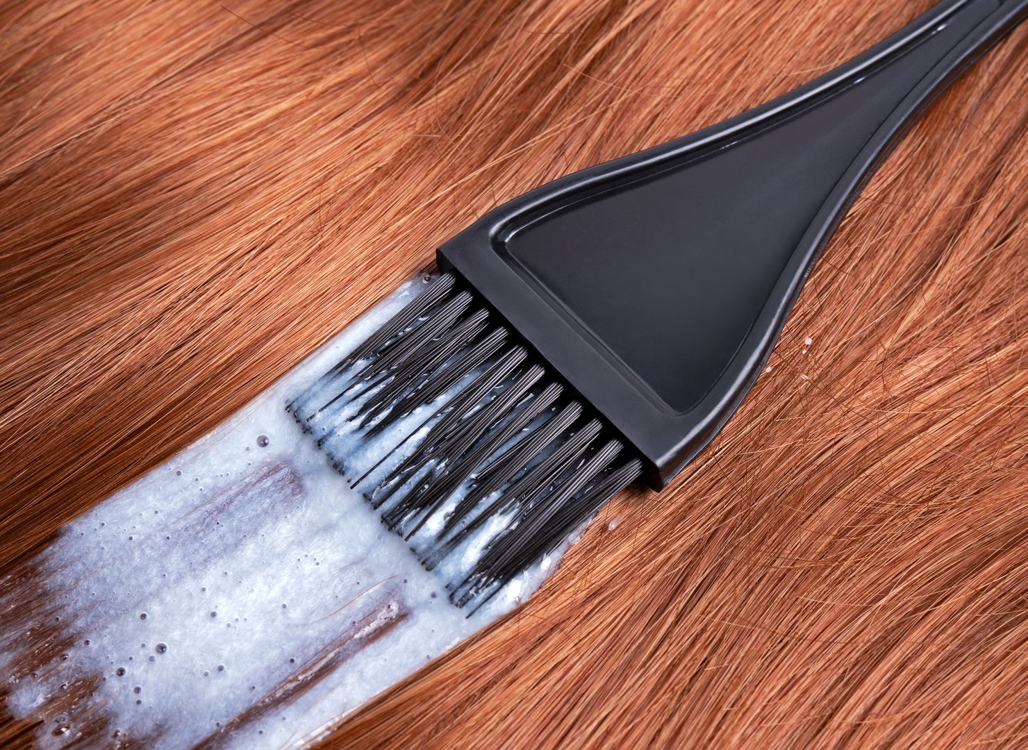 Process of dyeing hair