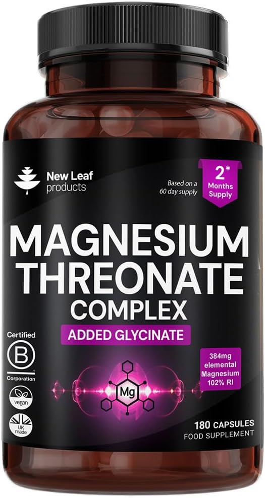 New Leaf Magnesium Threonate Complex supplement bottle