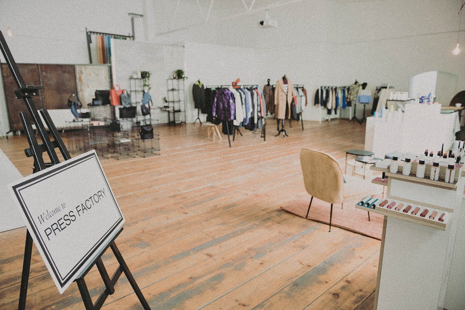 pop-up kollektionspräsentation agenturkunden im studio g3 münchen