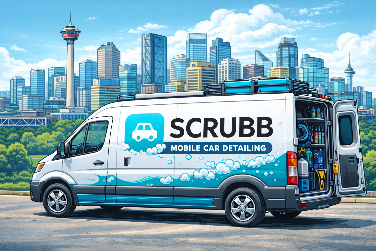 Professional car detailing service