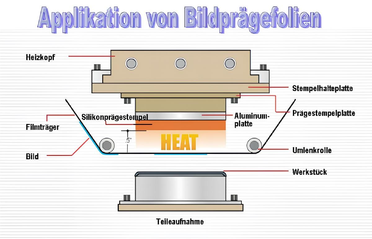 Bildfolienprägevorgang