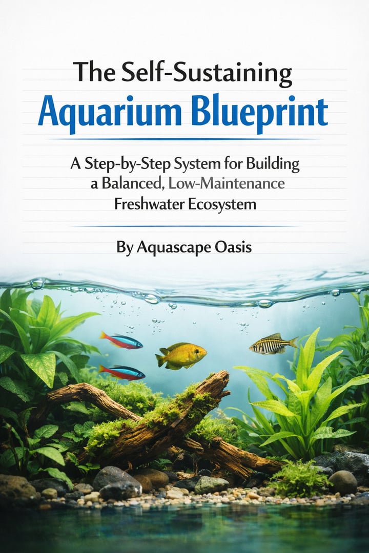 The Self-Sustaining Blueprint guide showing aquarium ecosystem design principles