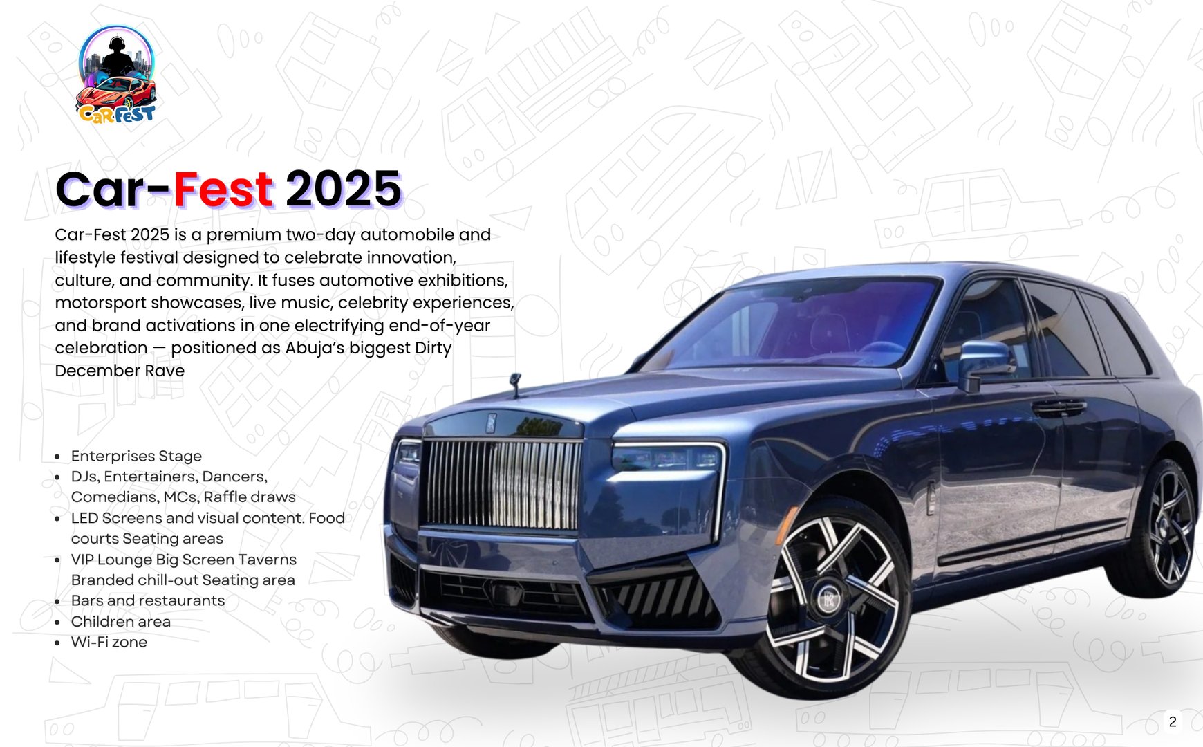 Car Fest event showcase